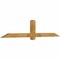 Ekena Millwork Eugene Rough Sawn Timber Gable Bracket, Western Red Cedar, 84"W x 17"H x 4"D x 4"F, 5/12 Pitch GBW084X17X0404EUG00RWR - alternate 4